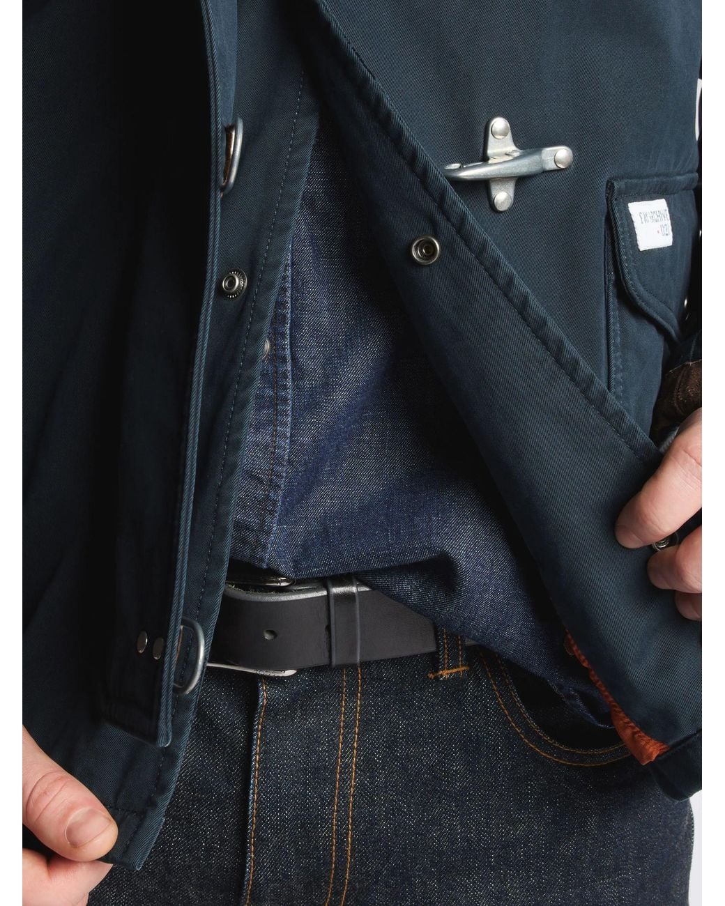 Fay Blue 4-Hook Jacket for men
