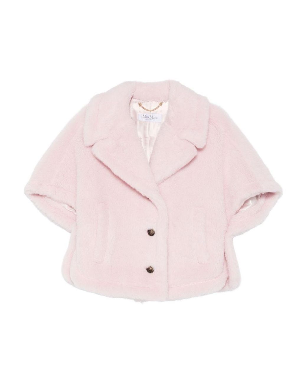 Max Mara Pink Wool Cape