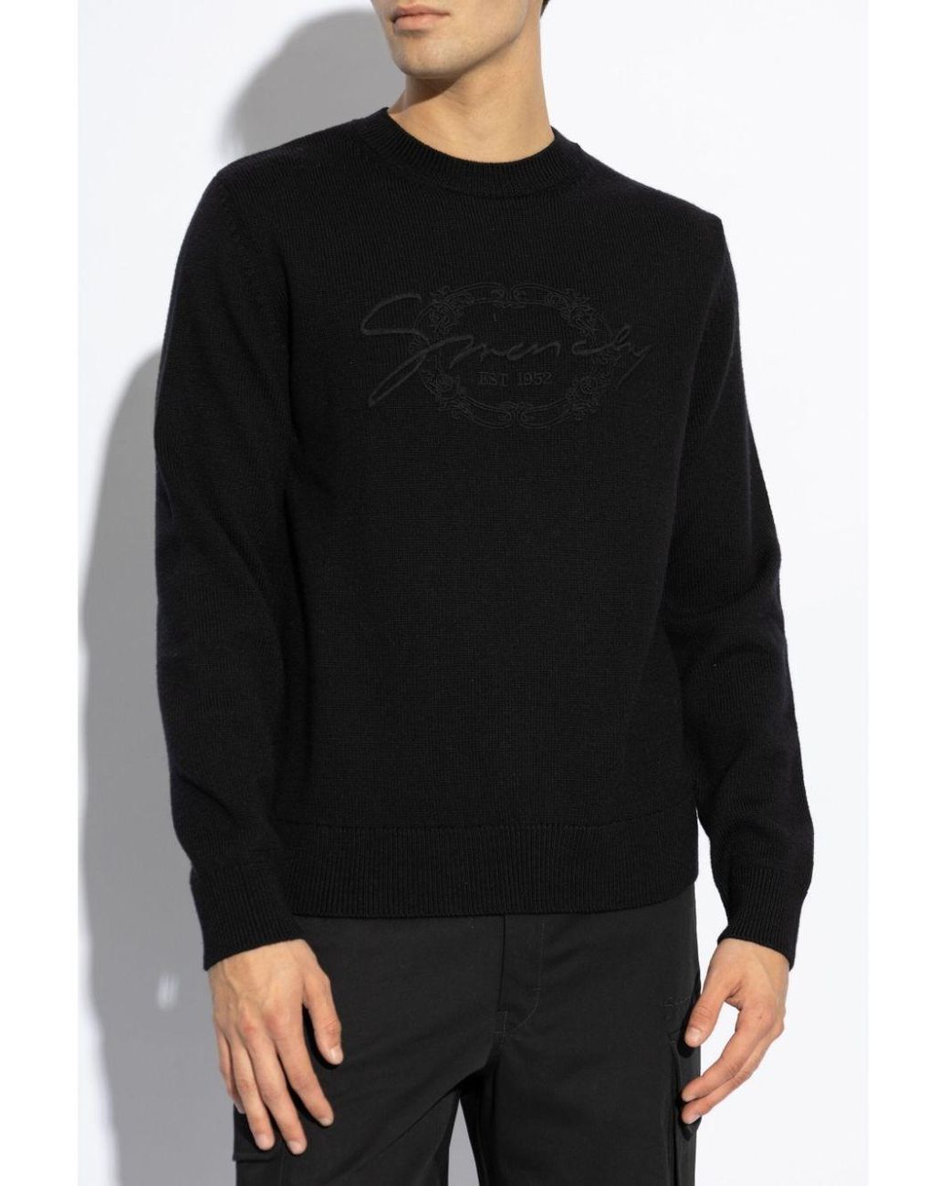 Givenchy Black Wool Sweatshirt for men