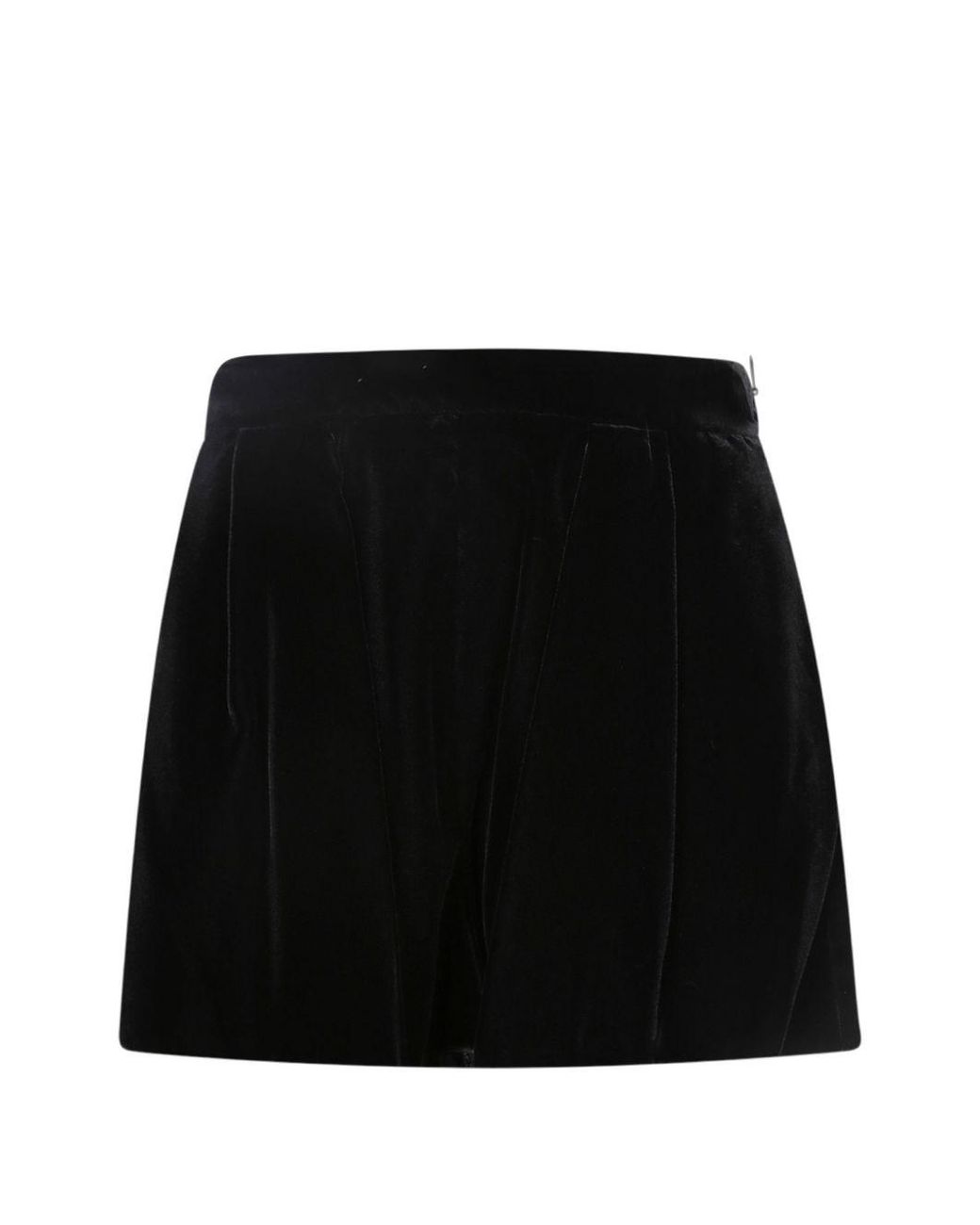 Emporio Armani Black Vlevet Shorts