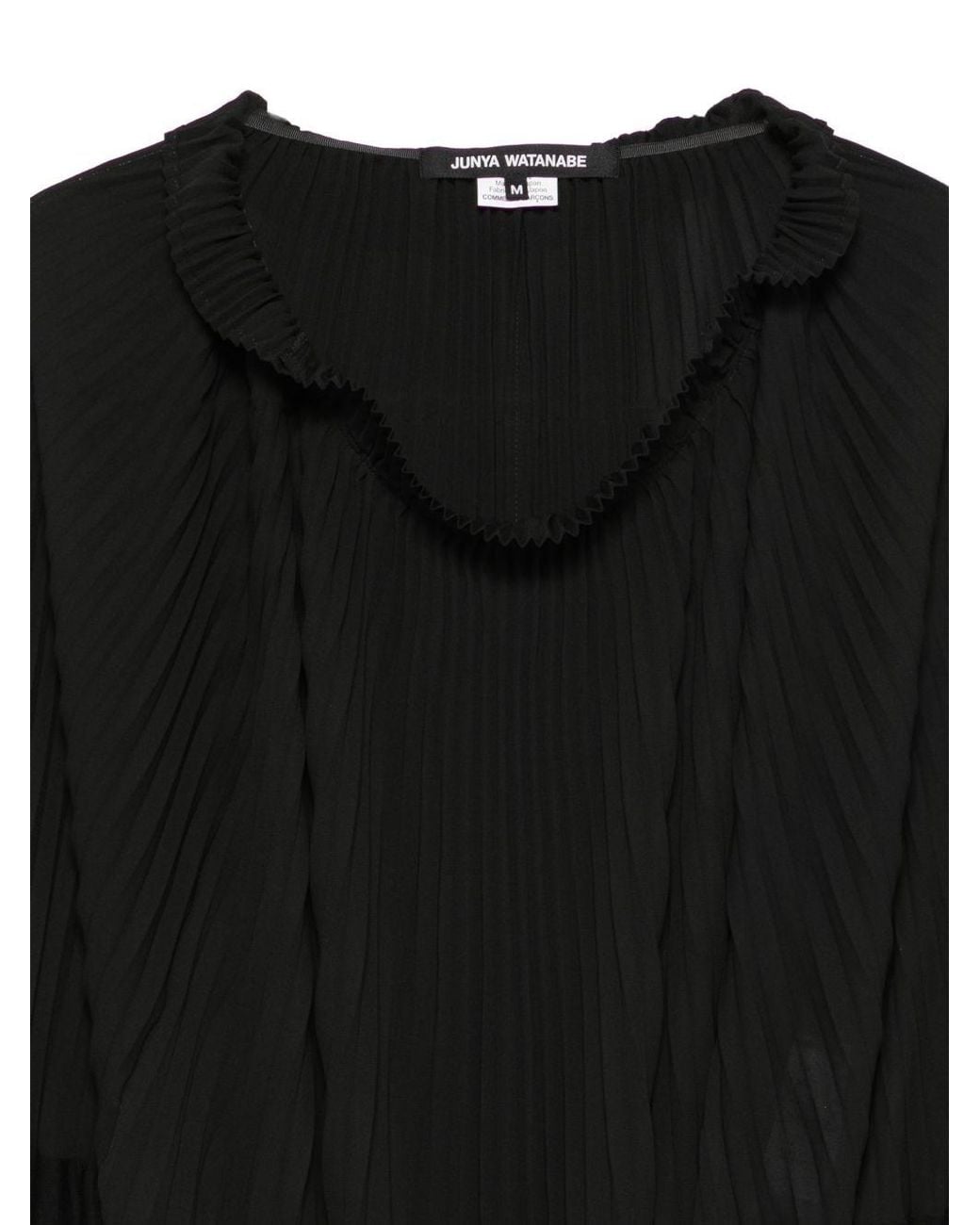 Junya Watanabe Black Wool Blend Top