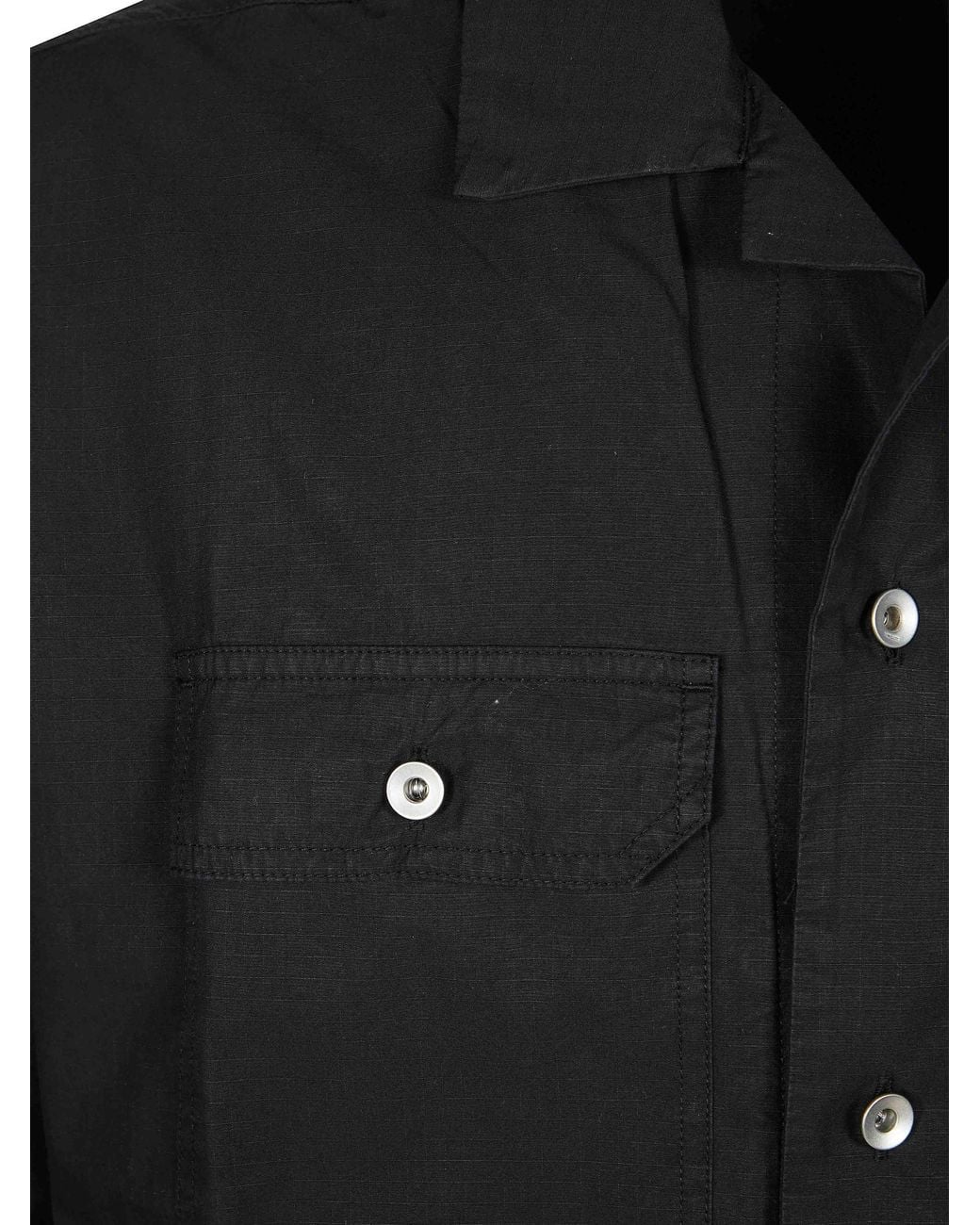 Rick Owens Black Magnum Tommy Shirt for men