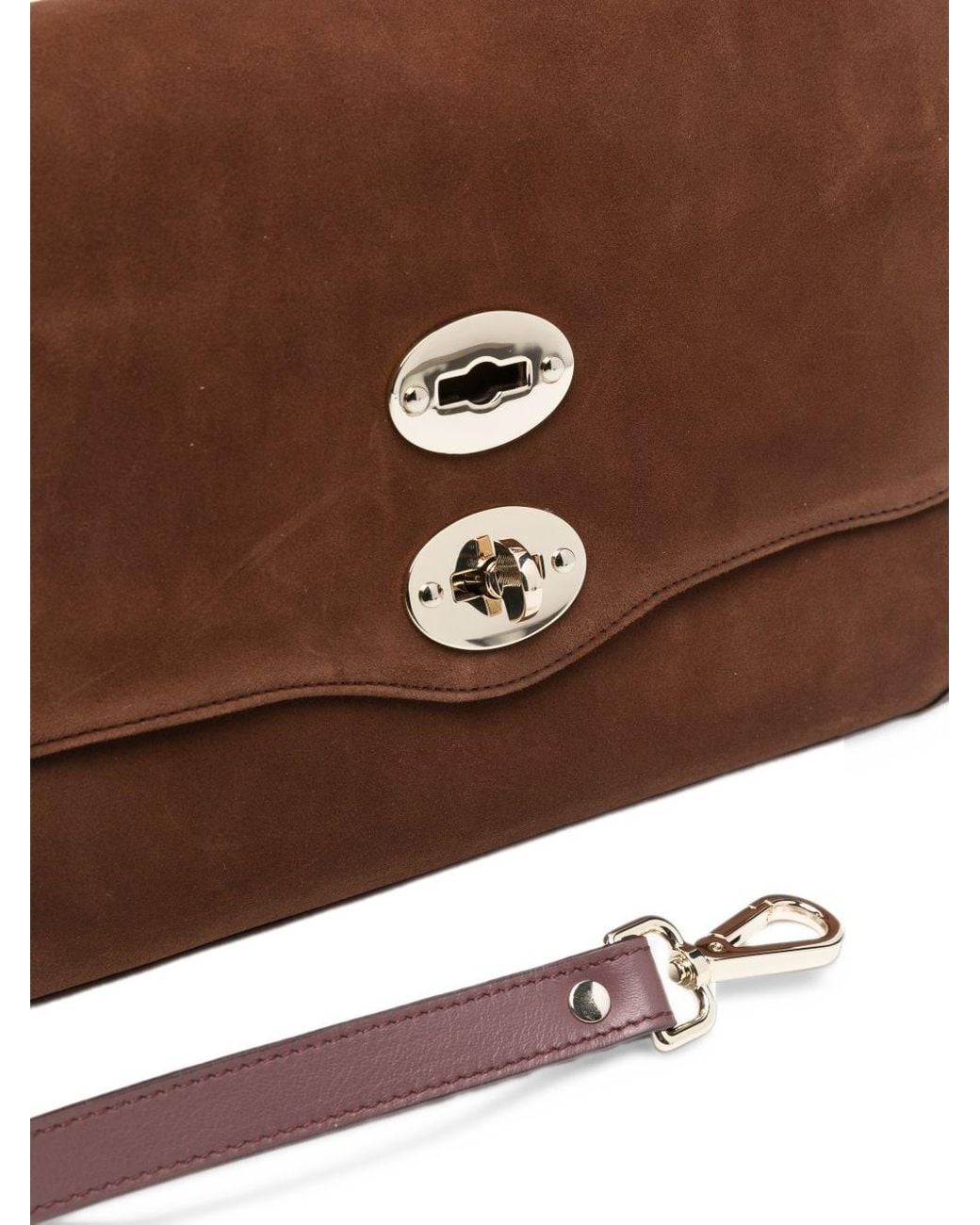 Zanellato Brown Postina Zashmere Small Leather Handbag By
