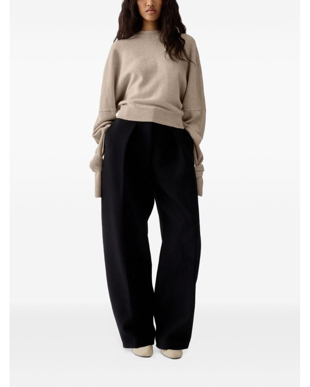 Jacquemus White Wool Crewneck Sweater