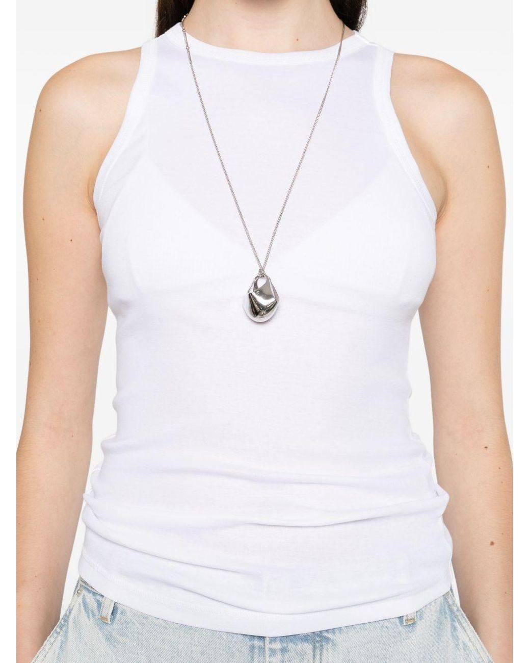 Herskind White Sabina Cotton Tank Top
