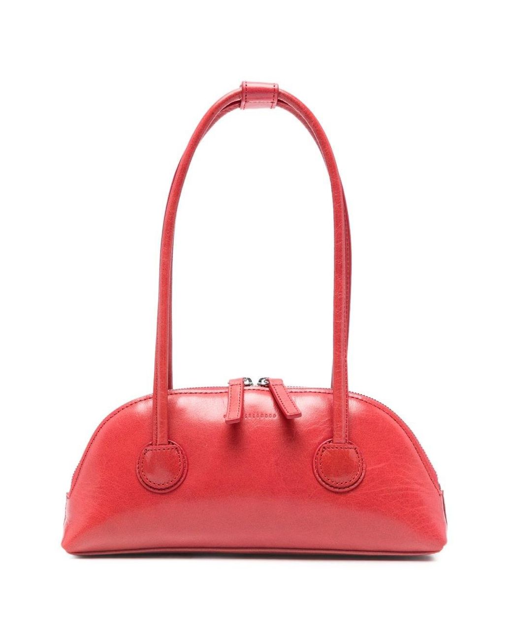MARGE SHERWOOD Red Bessette Leather Shoulder Bag