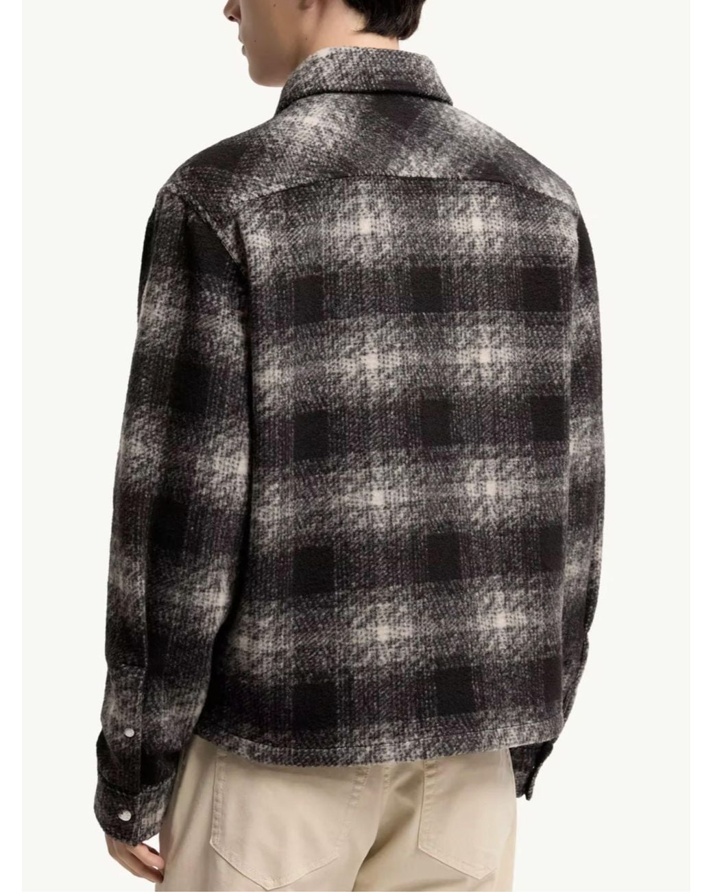 Moncler Black Zip-Up Overshirt for men