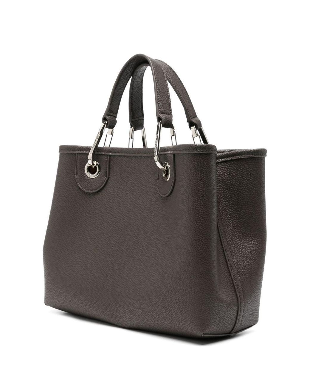 Emporio Armani Black Myea Small Tote Bag