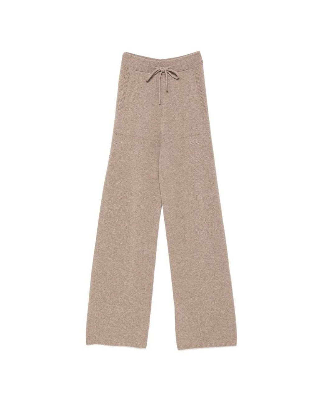 Max Mara White Cashmere Trousers