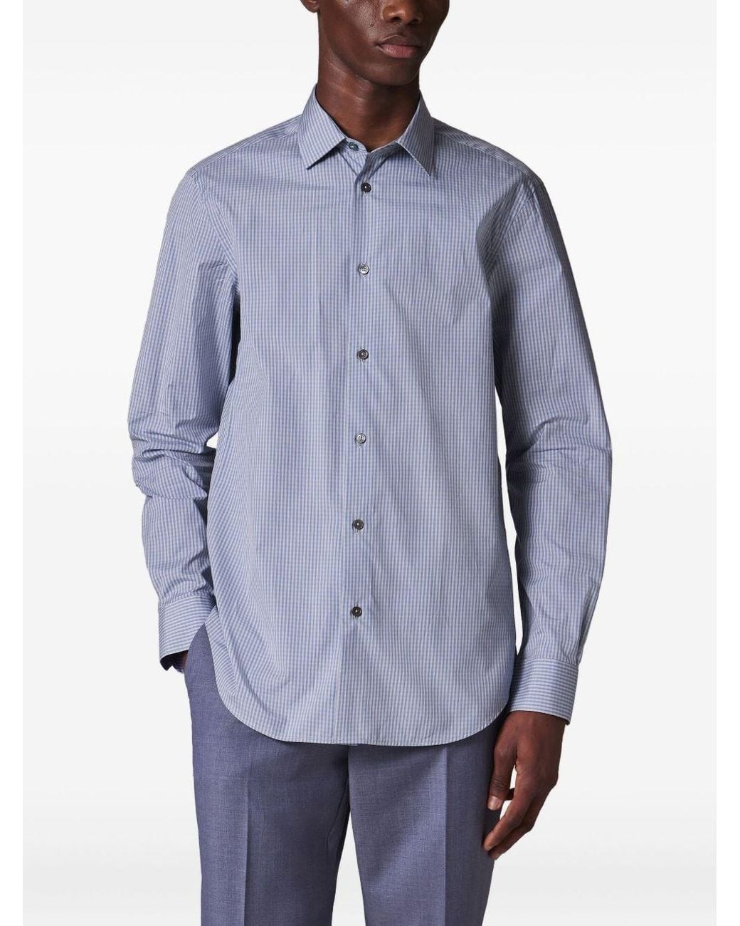 Paul Smith Blue Slim Fit Shirt for men