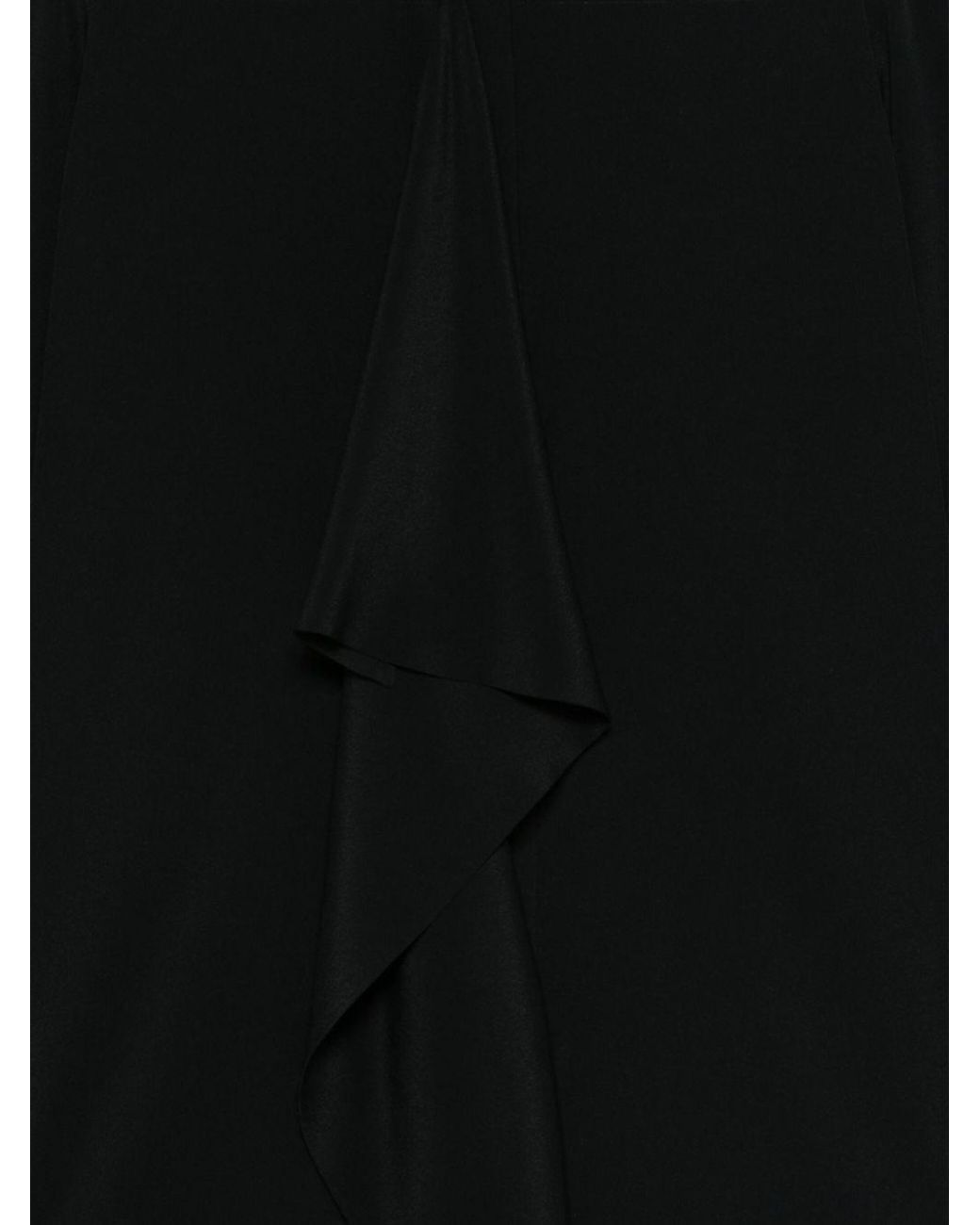 Alberto Biani Black Silk Shirt