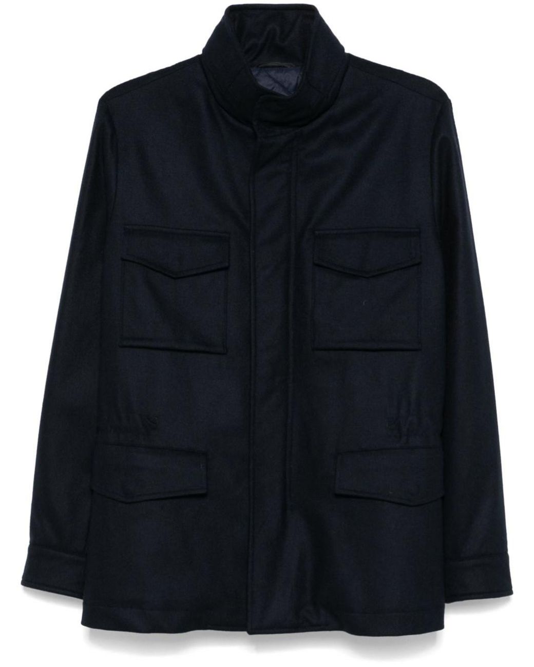 Boglioli Blue Four Pockets Outewear Jacket for men