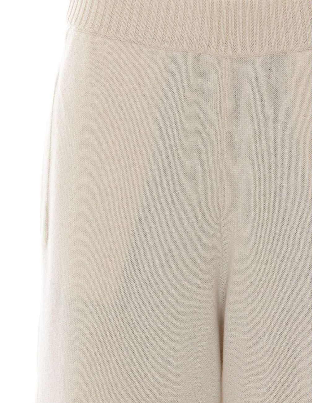 Brunello Cucinelli Natural Cashmere Trousers
