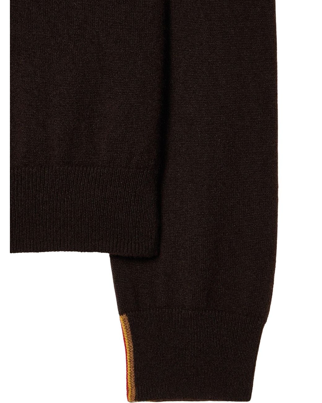Paul Smith Black Cashmere Sweater for men