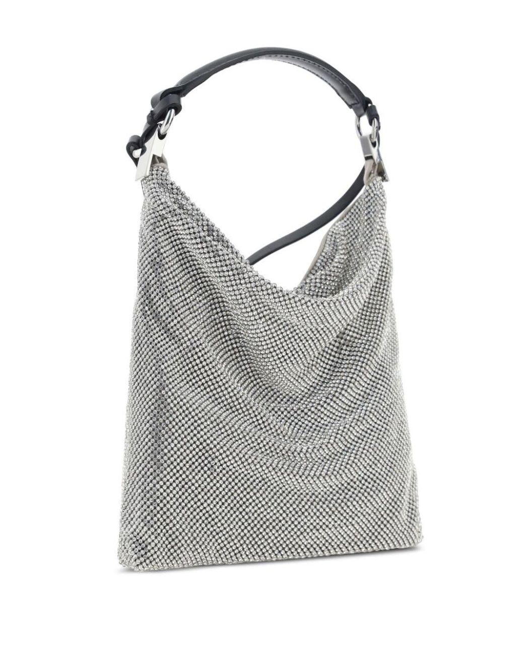 Benedetta Bruzziches Gray Bella Ciao Shoulder Bag
