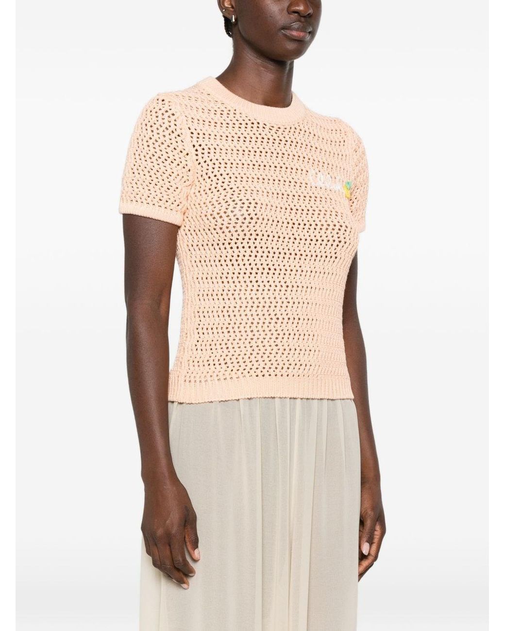 Chloé Natural Cotton Knitted Sweater