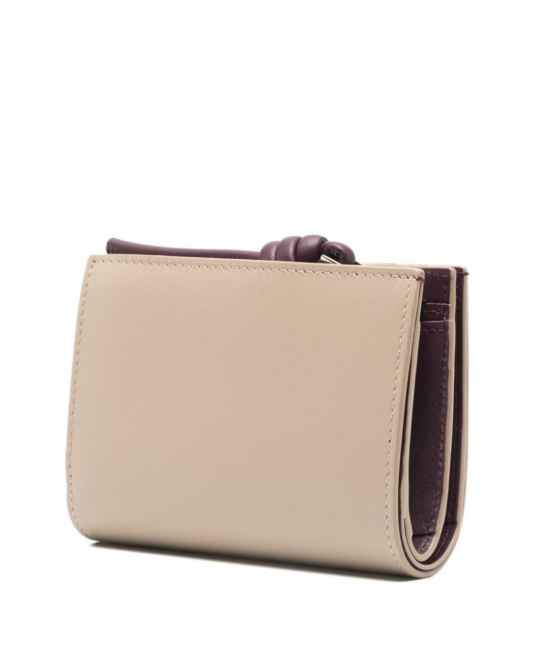 Loewe Natural Knot Leather Compact Wallet