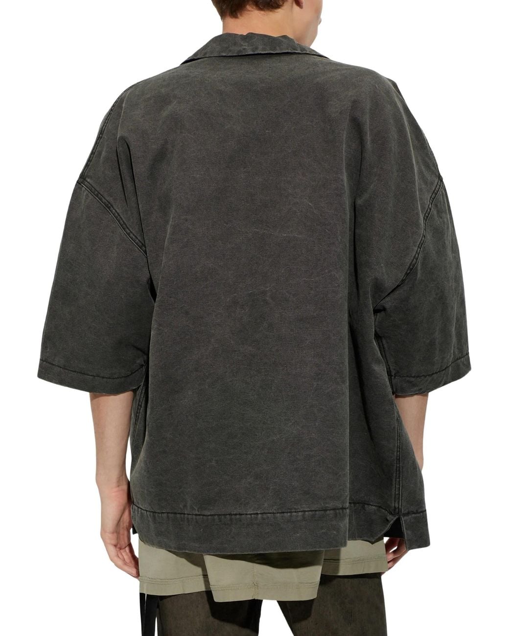 Rick Owens Gray Magnum Jacket Denim Jacket By for men