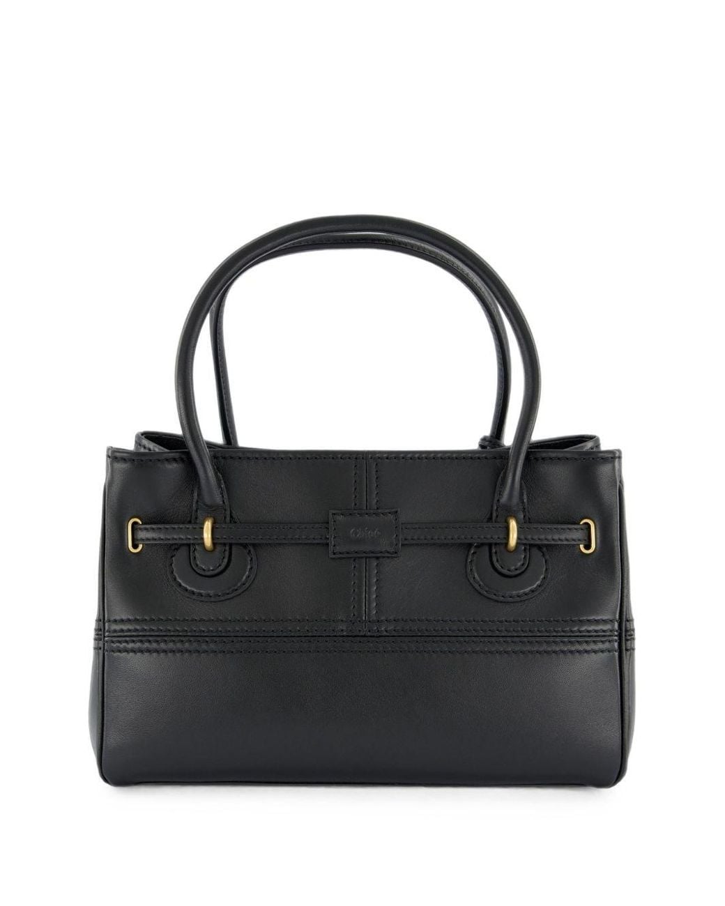 Chloé Black Paddington Sling Leather Handbag