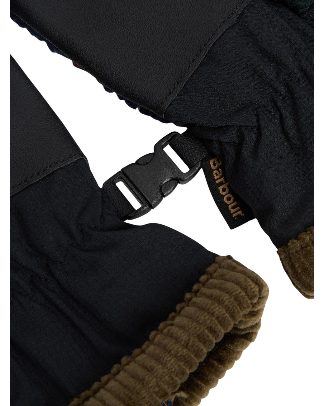 Barbour Blue Field Fleece Gloves for men