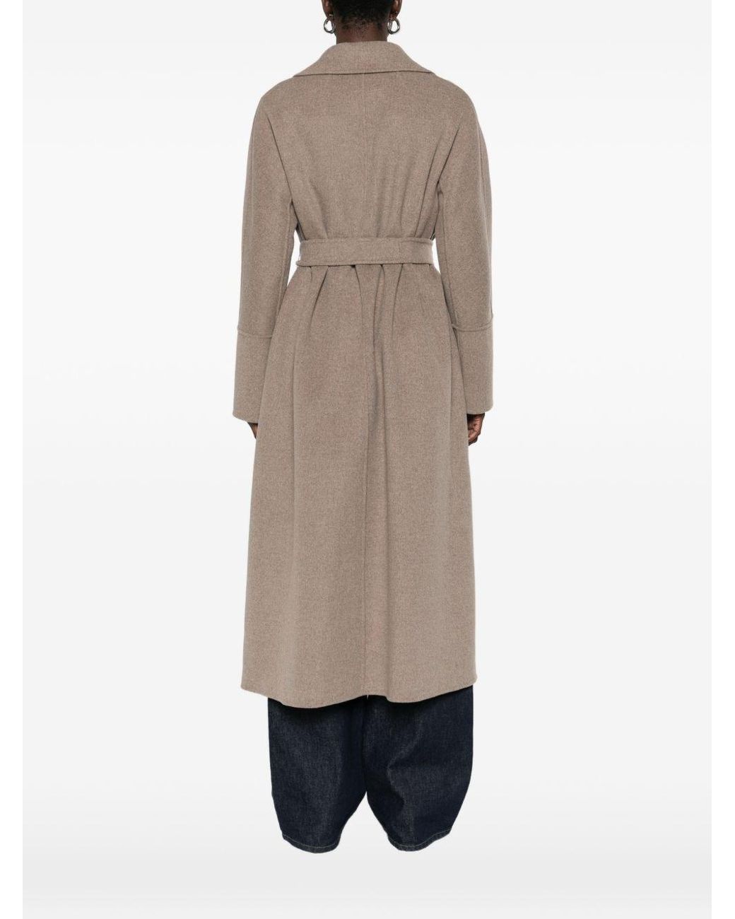 Max Mara Natural Wool Long Coat