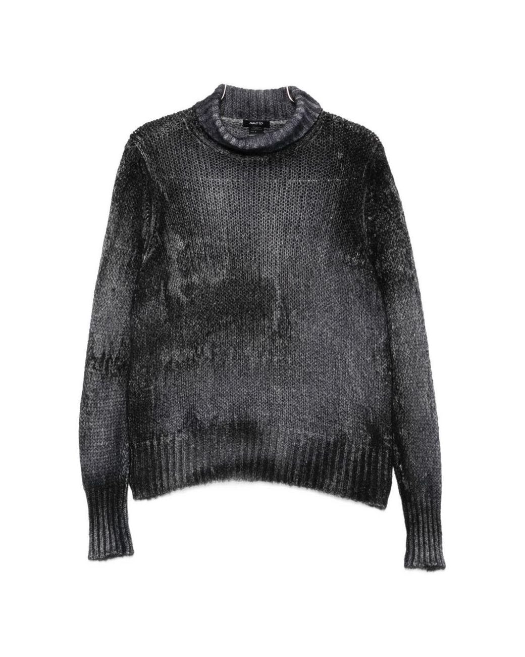 Avant Toi Black Cahsmere Turtke-Neck Jumper