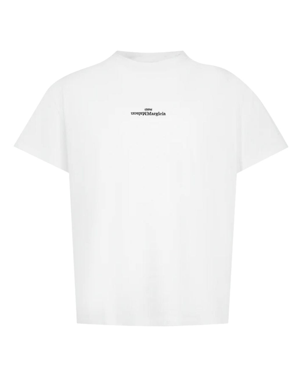 Maison Margiela White Printed T-Shirt for men