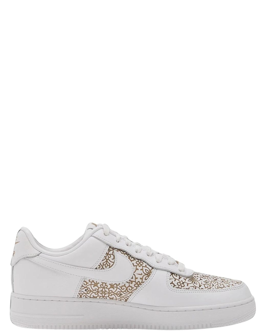 Nike White Air Force 1 '07 Lv8 Arabesque-Printed Low-Top Sneakers for men