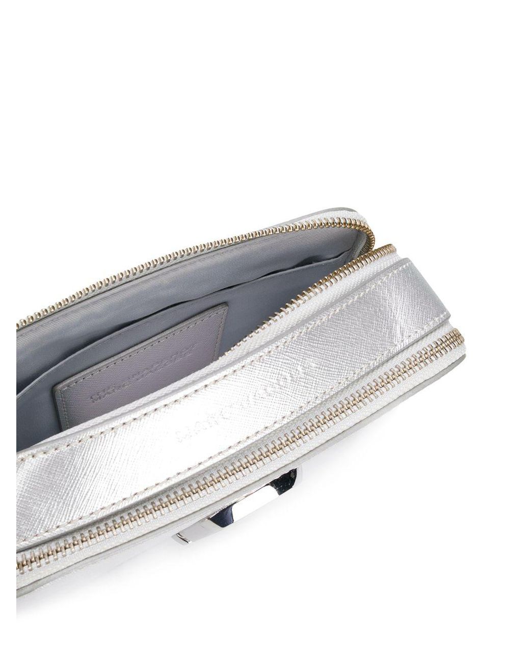 ショルダーバッグ MARC JACOBS SNAPSHOT LLIC DTM SILVER Marc Jacobs Silver The Snapshot Cross-Body Bag | Seasons