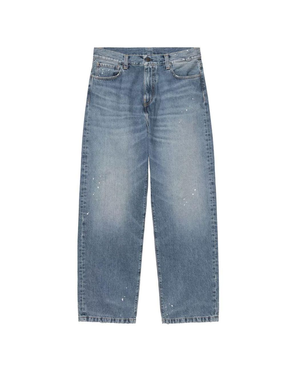 Carhartt Blue Denim Cotton Jeans for men