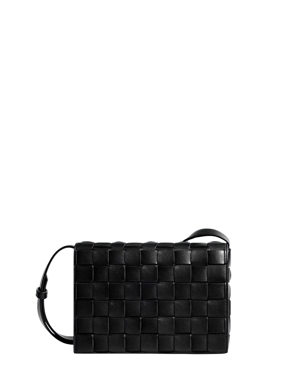 Bottega Veneta Black Orto Messenger Bag for men