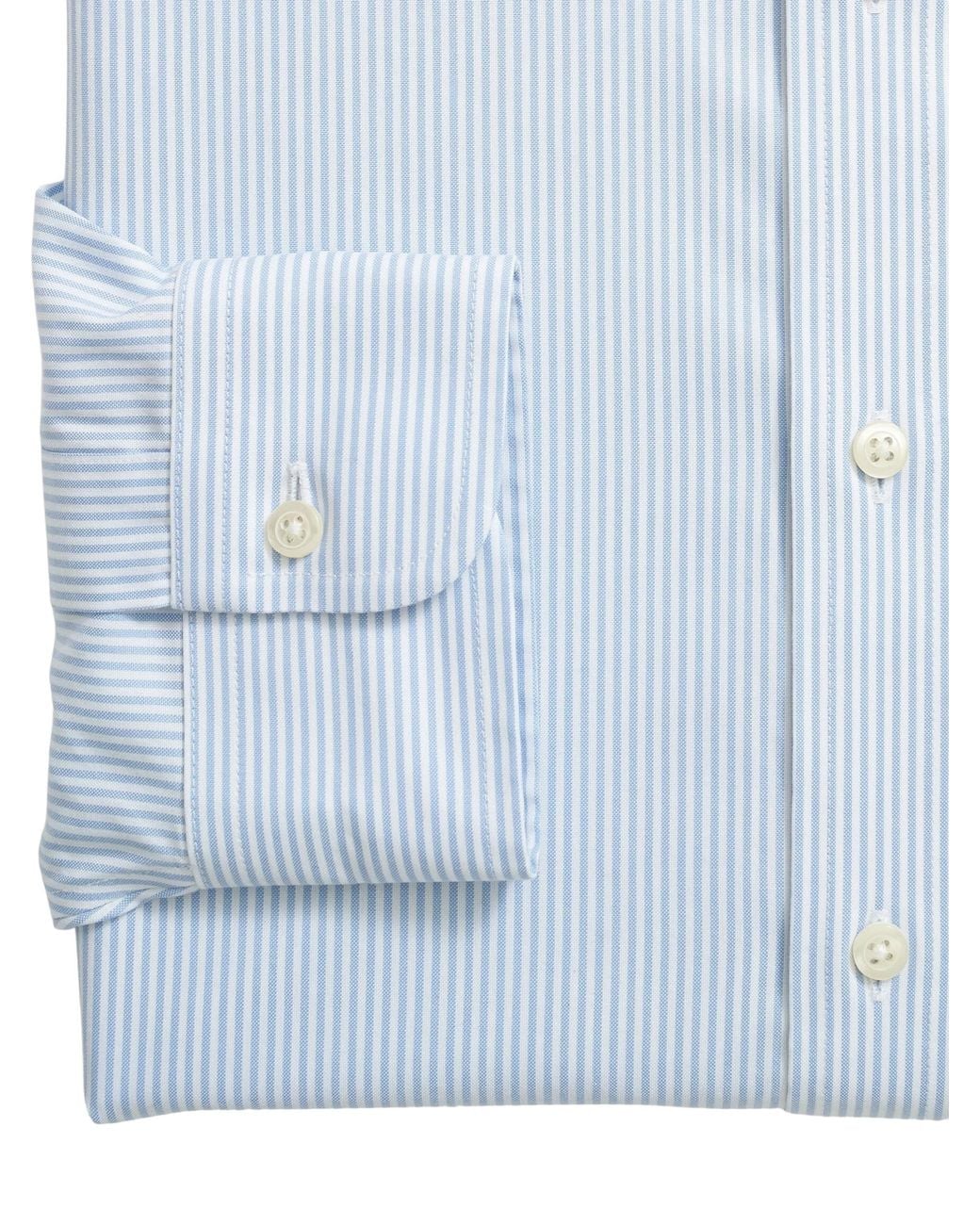 Brooks Brothers Blue Regular Fit Non-Iron Oxford Shirt With Button Down Col for men