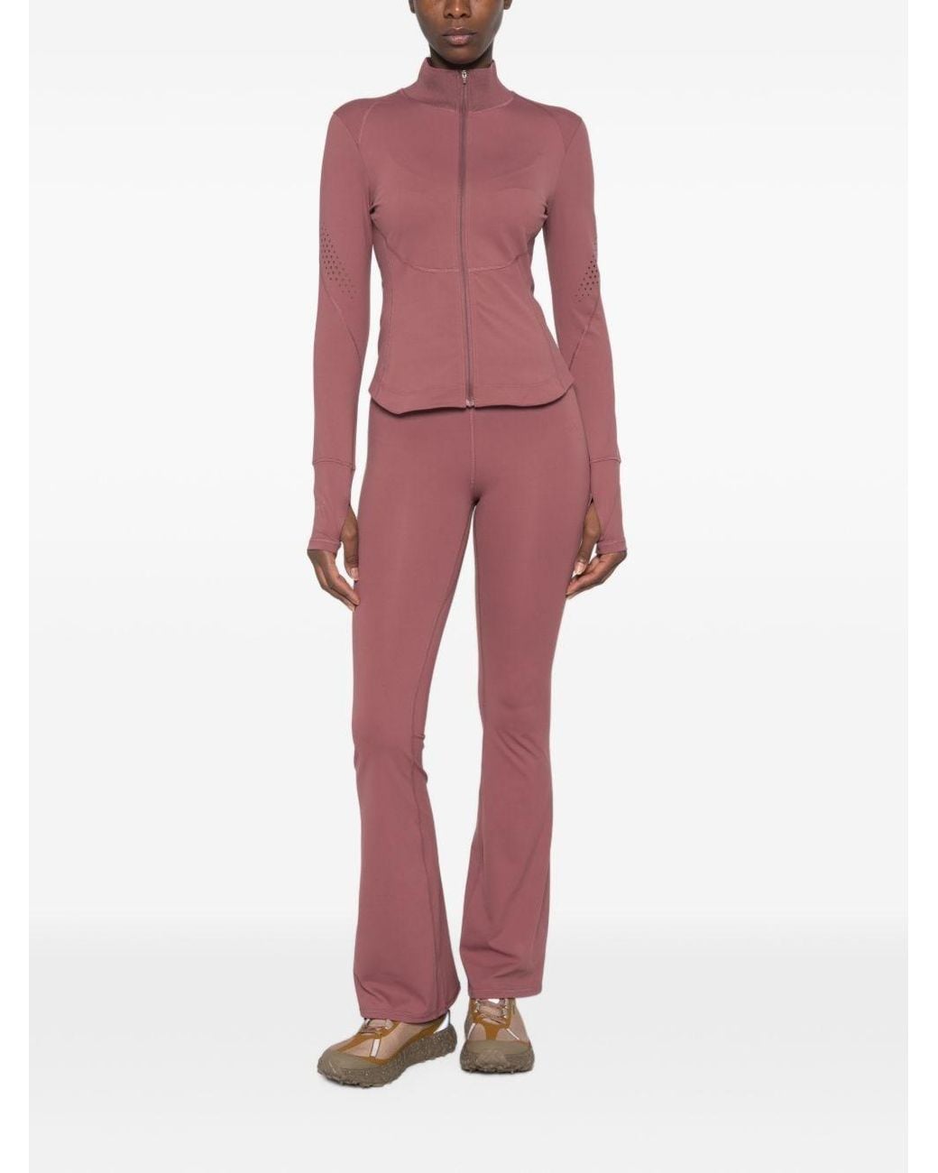 Adidas By Stella McCartney Red Zipped Sweatshirt
