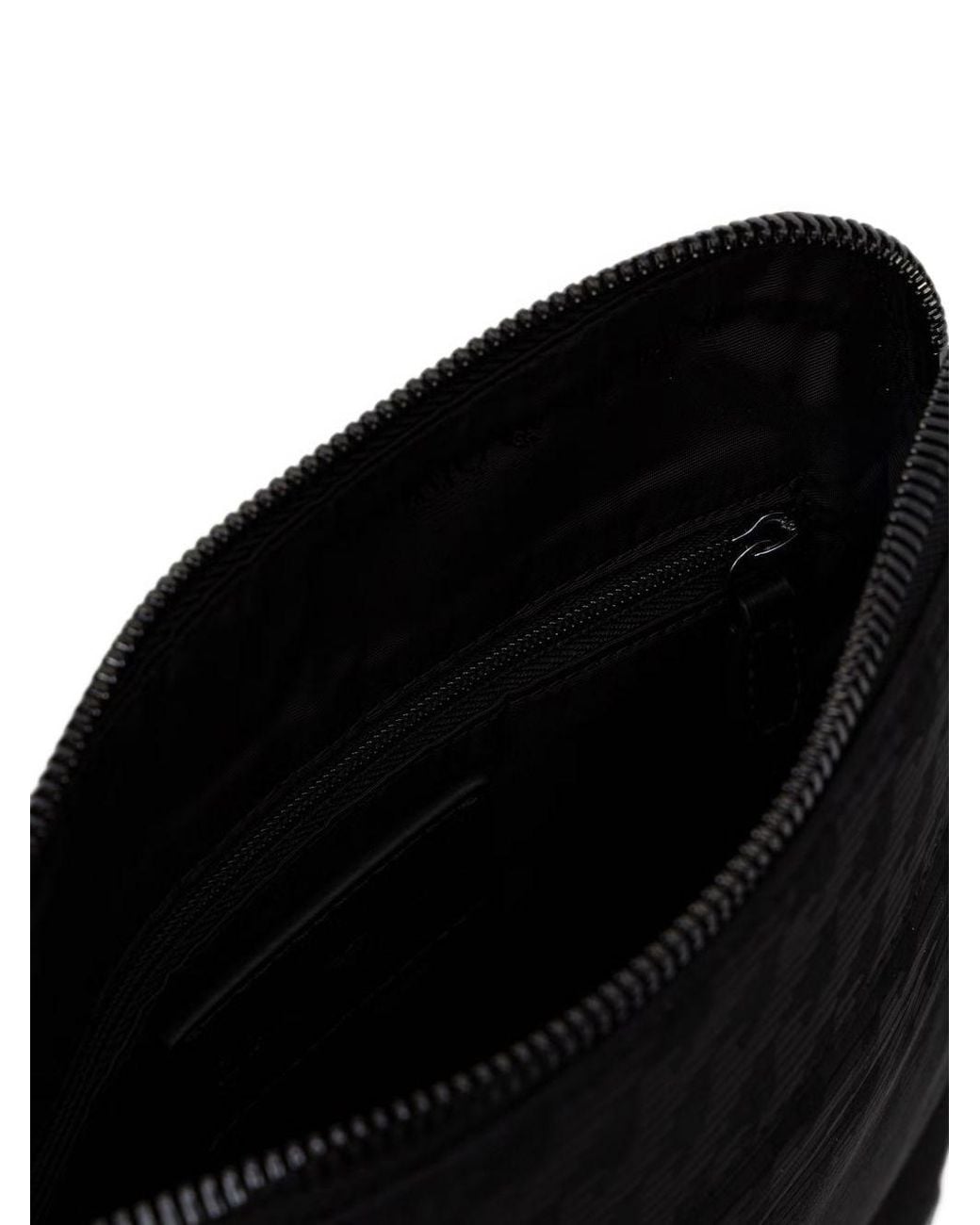 Emporio Armani Black Logo Crossbody Bag for men