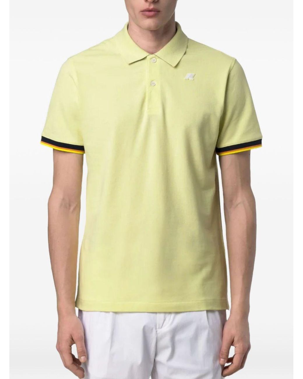 K-Way Yellow Polo Vincent for men
