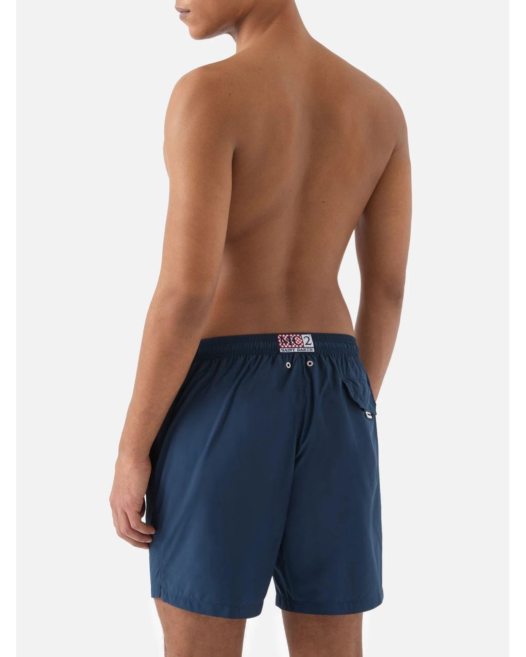 Mc2 Saint Barth Blue Pantone Swim Boxer for men