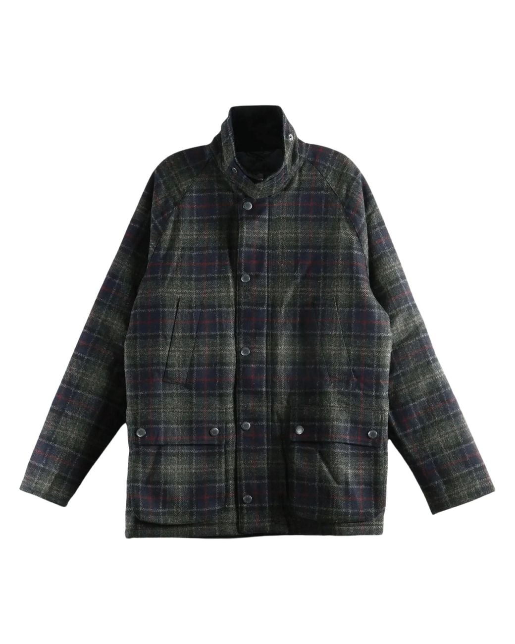 Barbour Black Bedale Wool Jacket for men