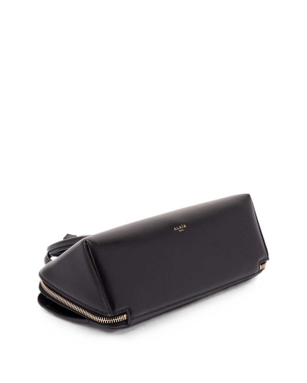 Alaïa Black Delta Medium Leather Handbag
