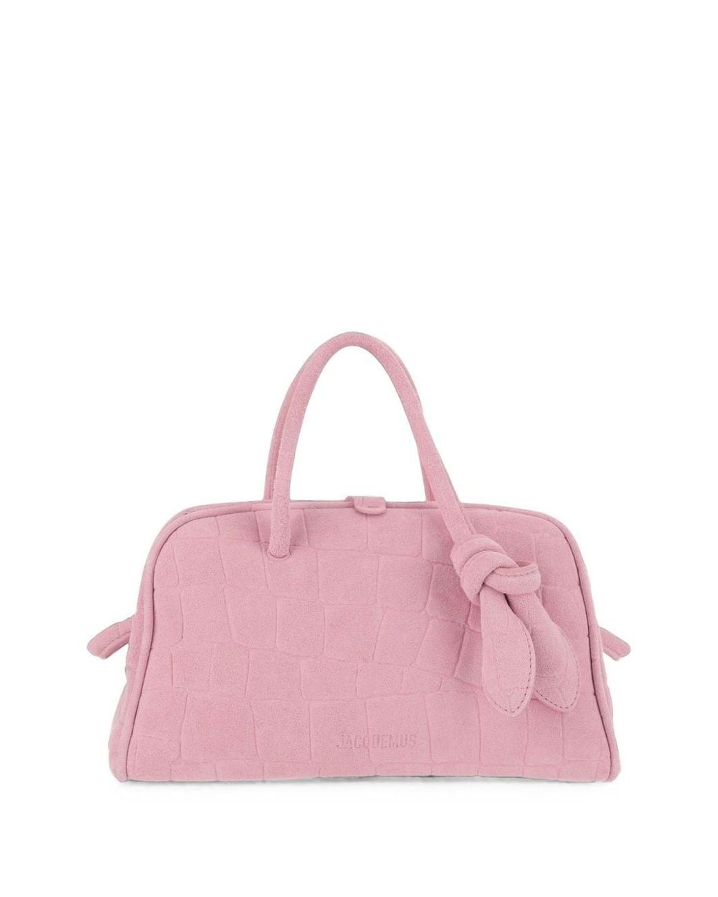 Jacquemus Pink Le Petit Turismo Leather Handbag