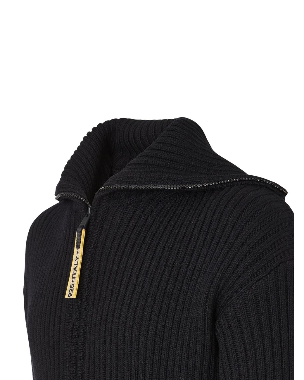 Fendi Black Wool Cardigan for men