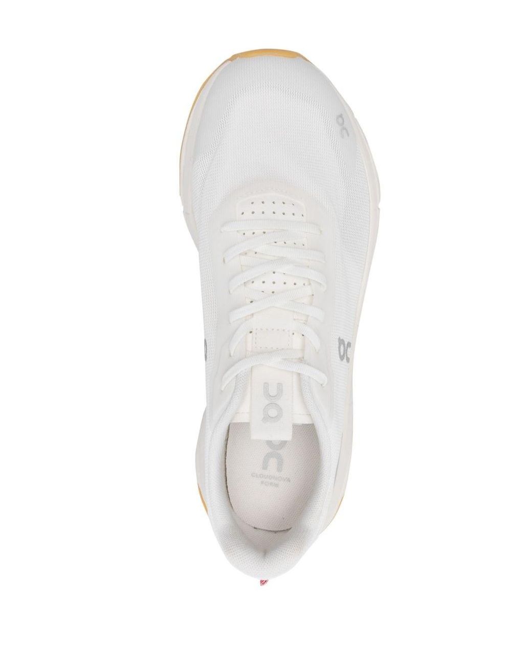 On Shoes White Cloudnova Form 2 Sneakers for men