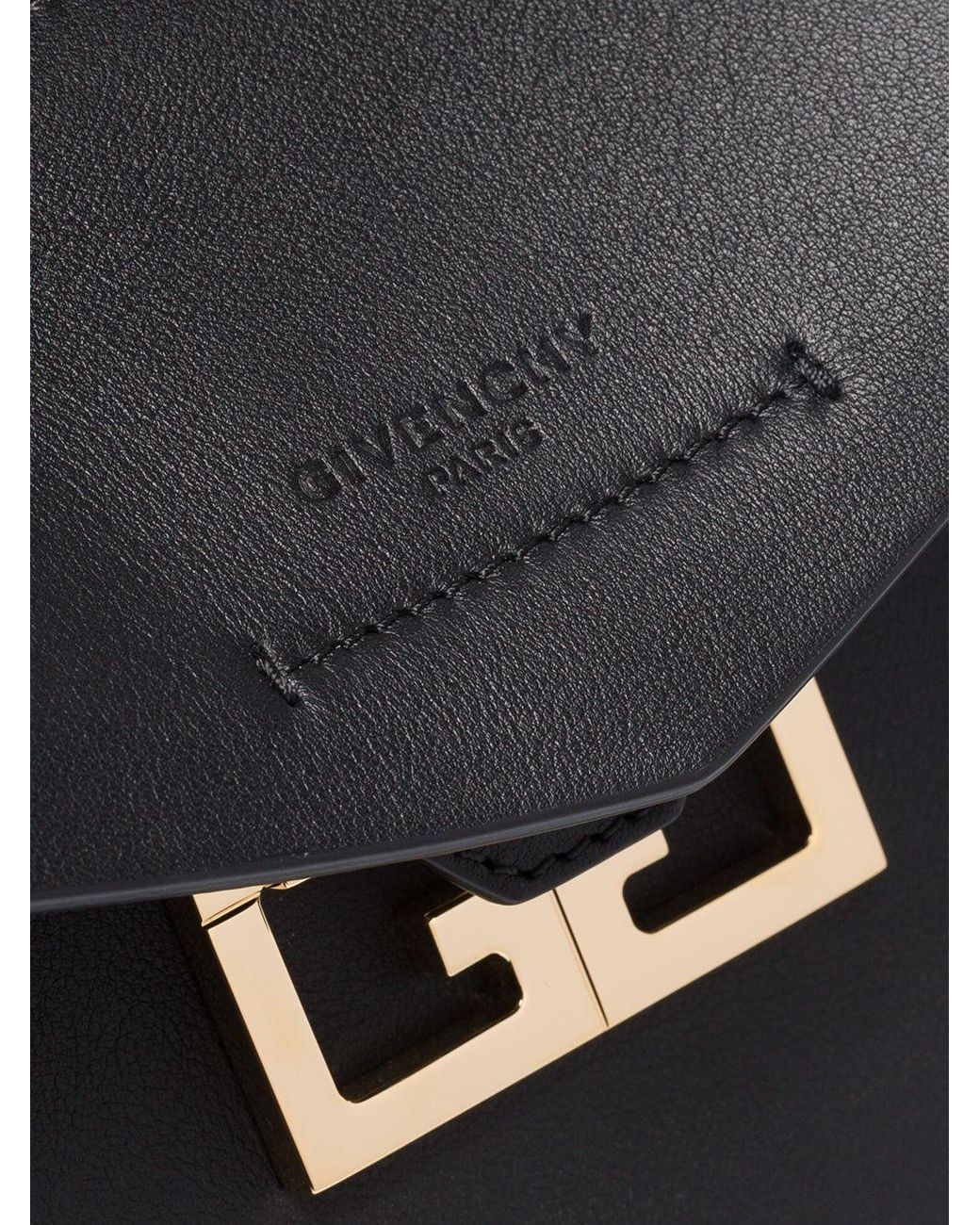 Givenchy Mini Mystic Leather Top Handle Bag in Black Lyst Canada