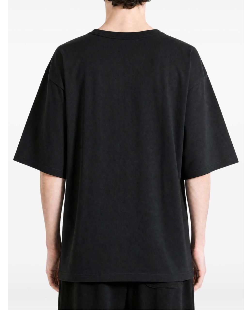 Balenciaga Blue Printed T-Shirt for men