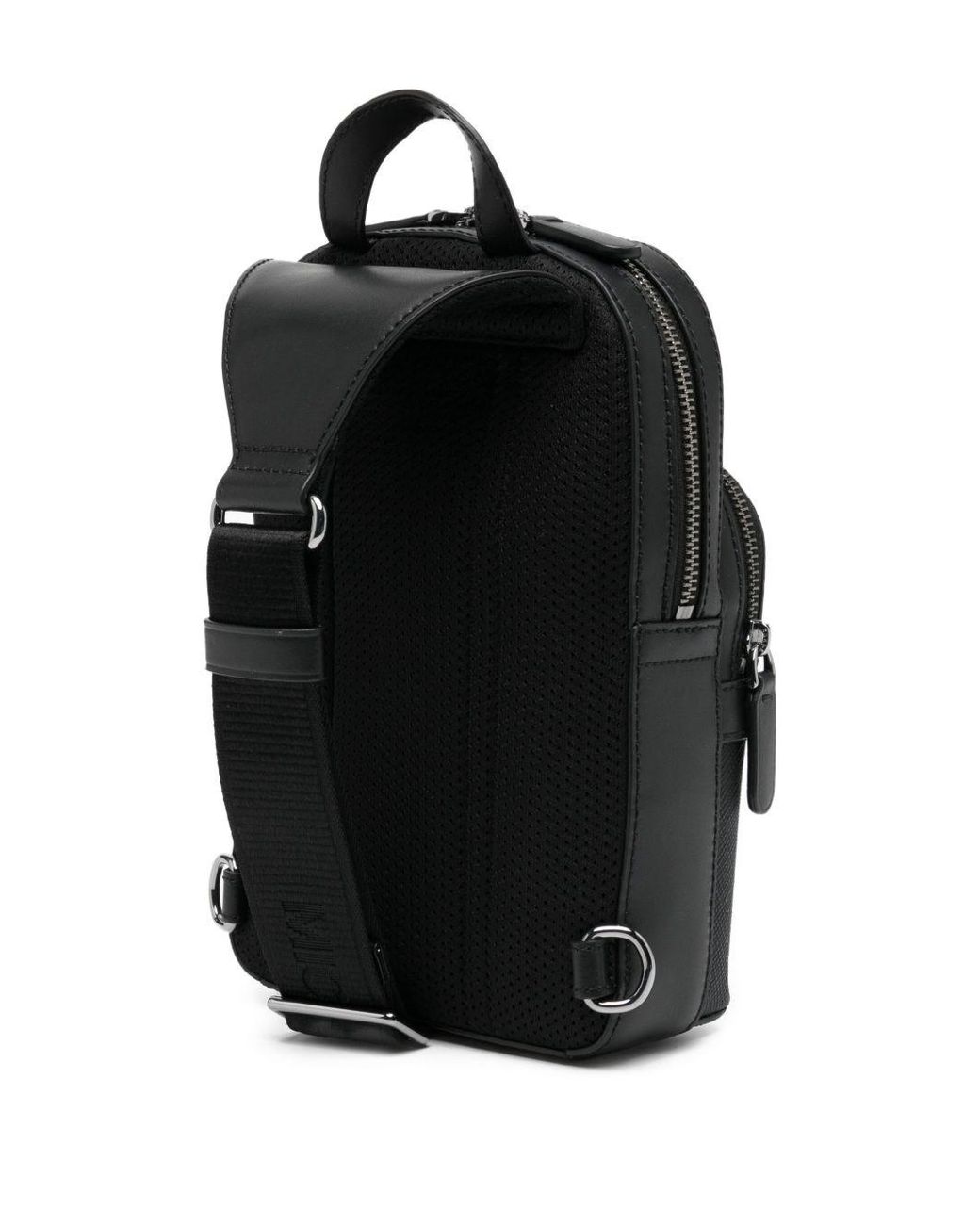Michael Kors Black Edison Logo Shoulder Bag for men