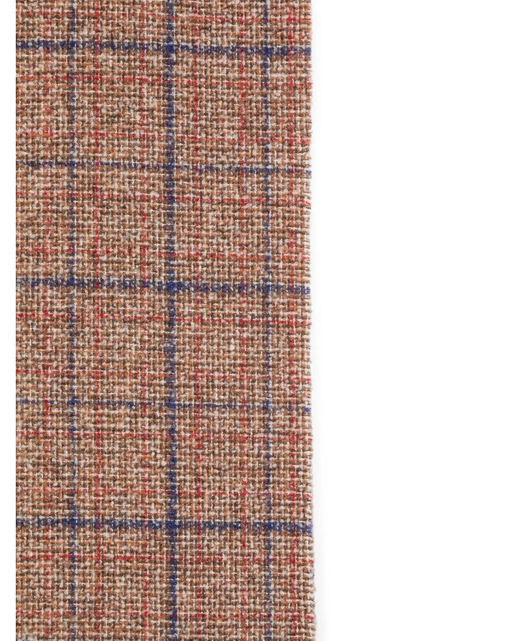 Destin Brown Fancy Wool Scarf