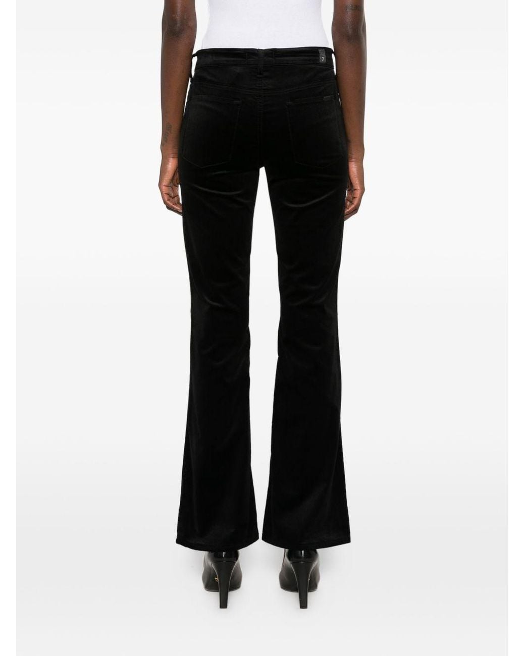 7 For All Mankind Black The Leggy Bootcut