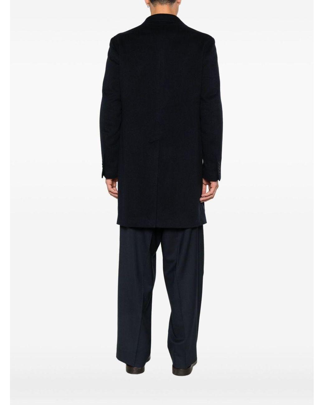 Tagliatore Blue Medium Bruce Coat for men