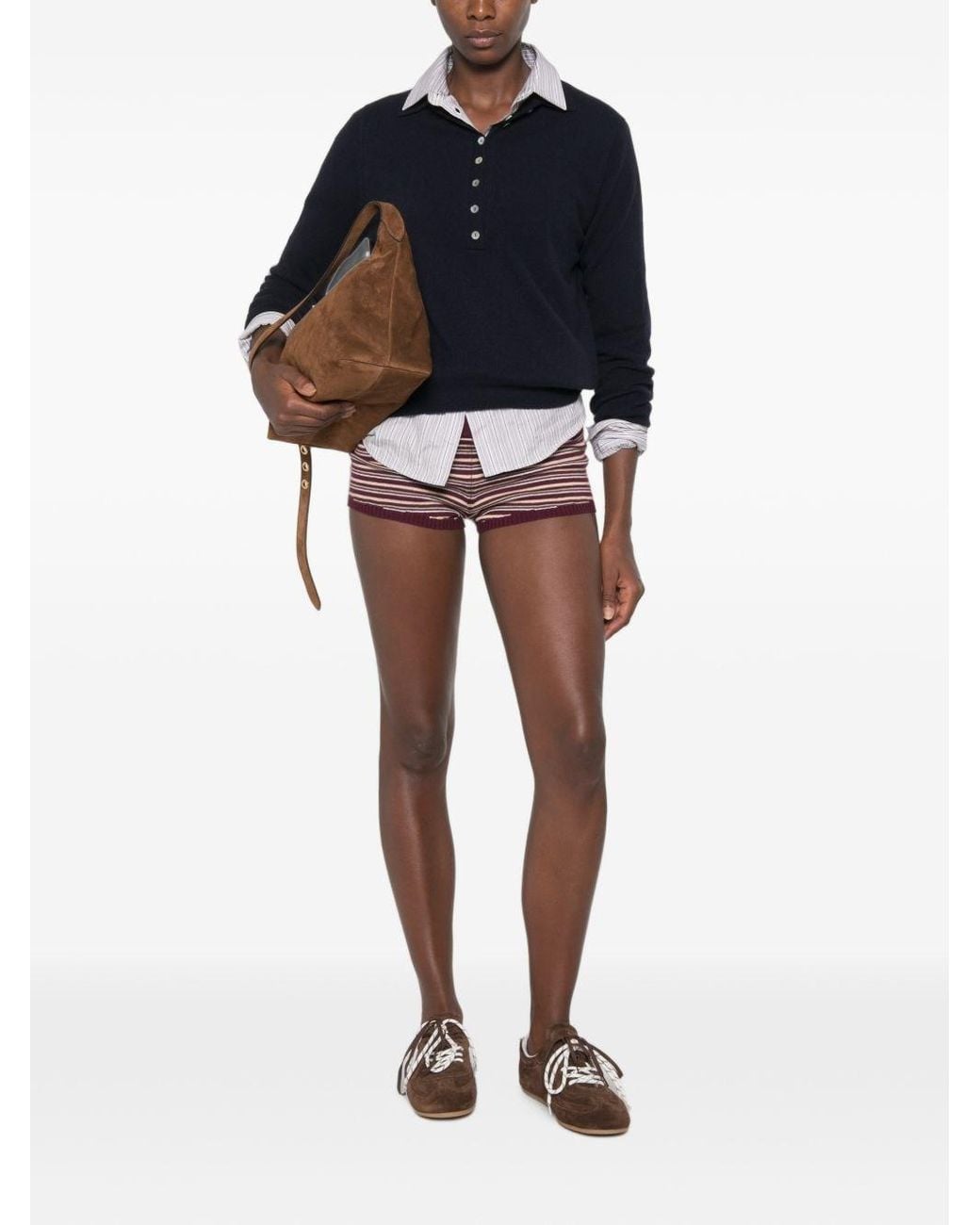 Be You Blue Cashmere Polo Shirt