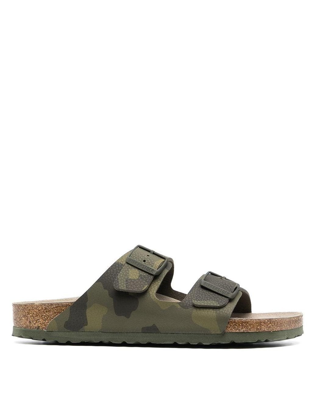 camouflage birkenstock sandals