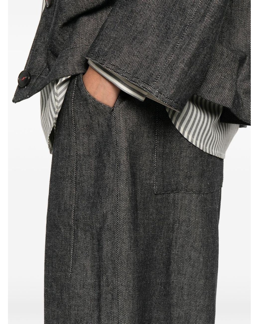 SOH Gray Denim Cotton Jeans